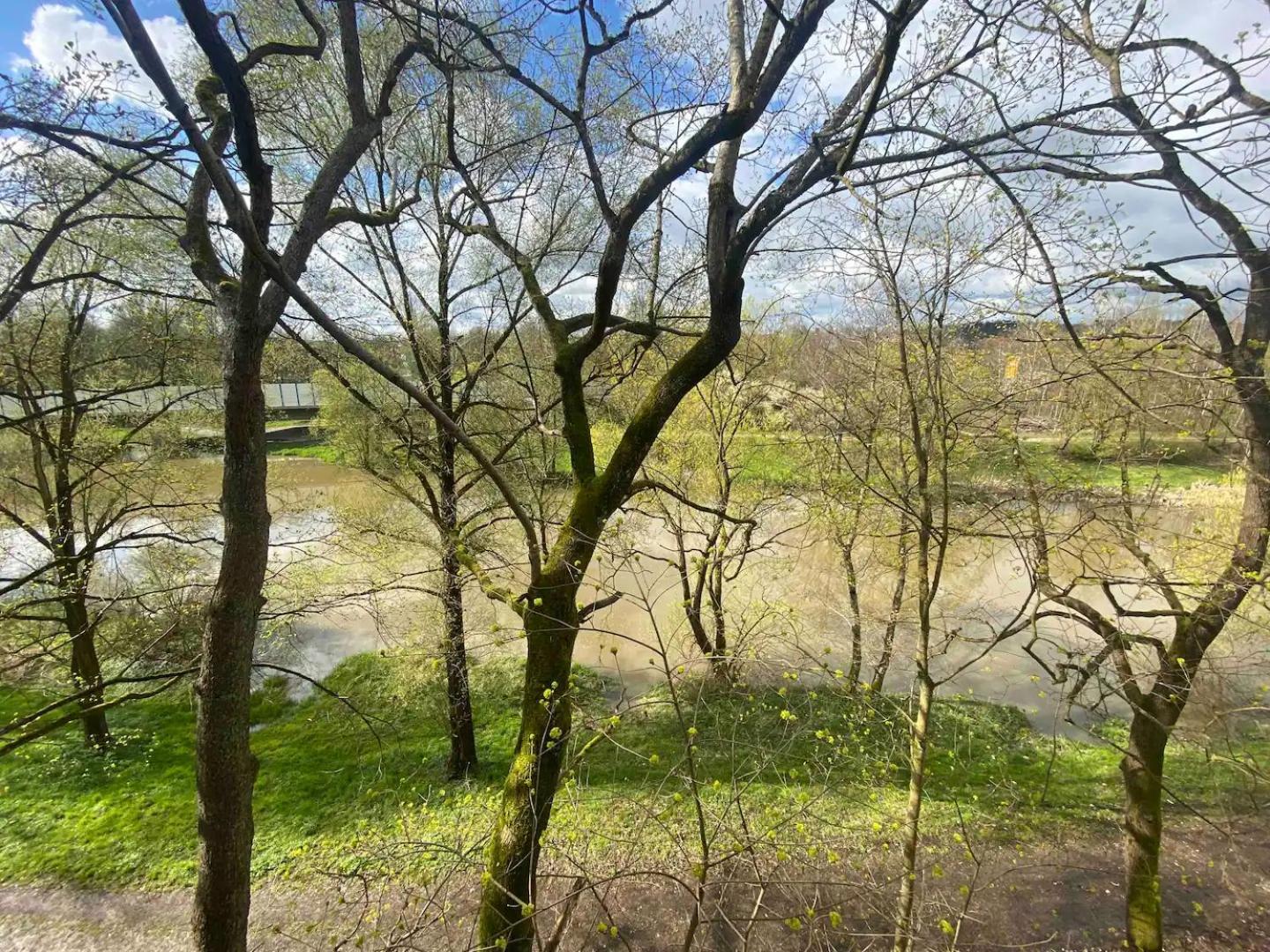 3 Zimmer Apartment Mit Flussblick - Self Check-In Eggenfelden Buitenkant foto